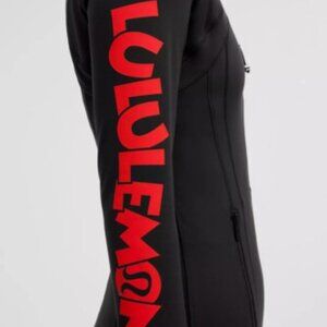 Lululemon x Disney Define Nulu Jacket Black Red Logo | Size 10